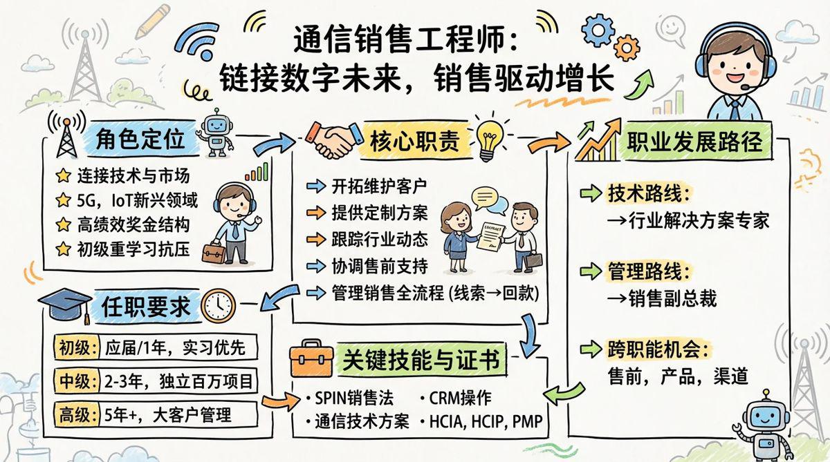 通信销售工程师 - 链接数字未来，销售驱动增长