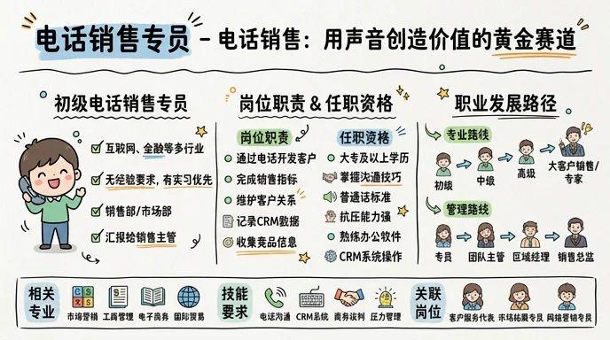 电话采编 - 电话销售：用声音创造价值的黄金赛道