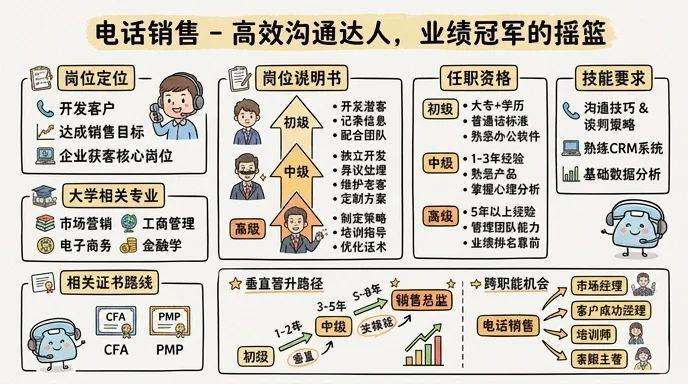 电话销售 - 高效沟通达人，业绩冠军的摇篮