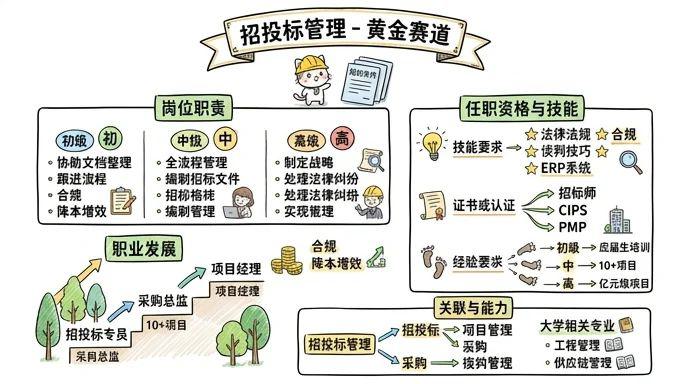 招投标管理 - 掌控千万级项目入口的黄金赛道