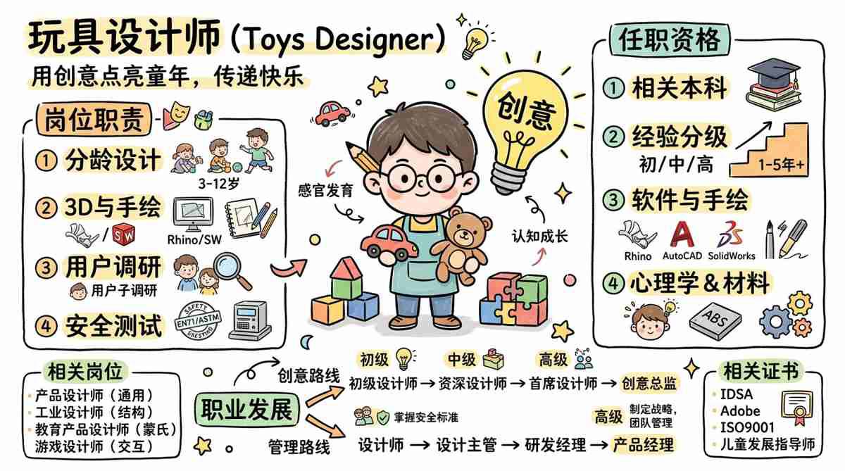 玩具设计 - 用创意点亮童年，用设计传递快乐