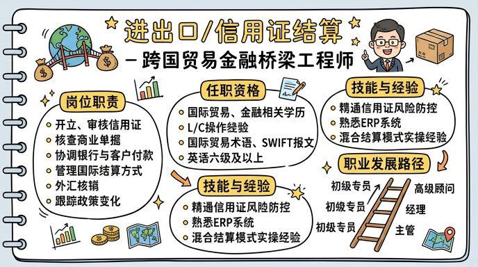 进出口/信用证结算 - 跨国贸易的金融桥梁工程师