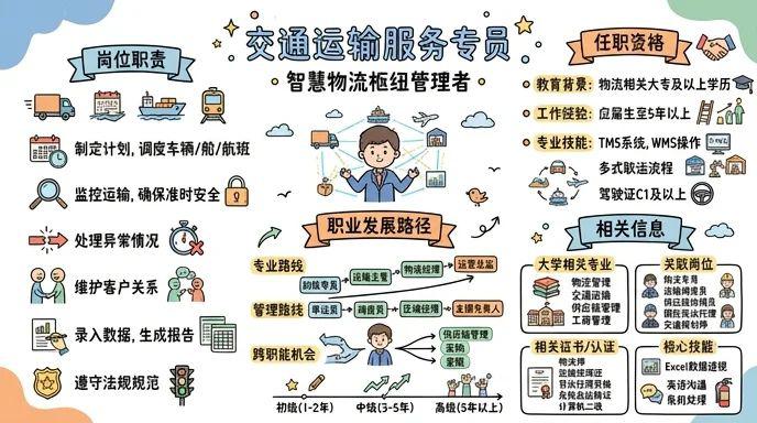 交通运输服务 - 智慧物流时代的枢纽管理者