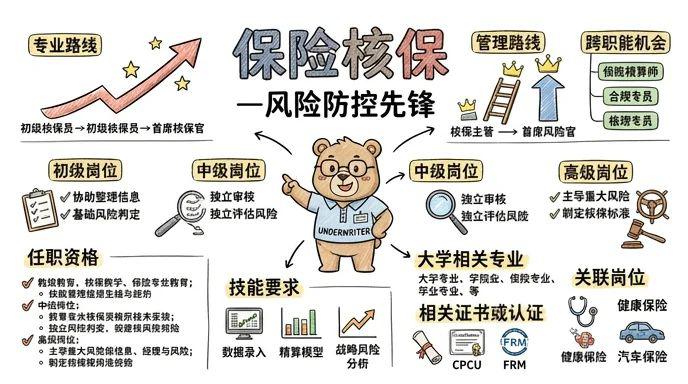 保险核保 - 风险防控先锋，年薪20万起的稳健职业