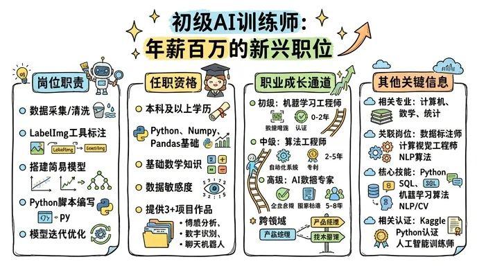 大学/大专应届毕业生 - 年薪百万的新兴职位，应届生转型人工智能黄金赛道