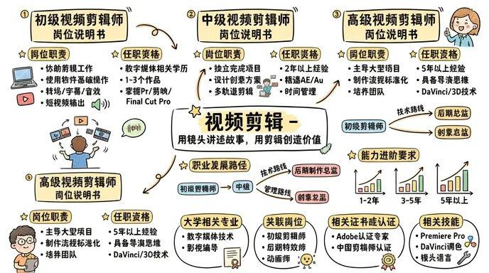 视频剪辑 - 用镜头讲述故事，用剪辑创造价值