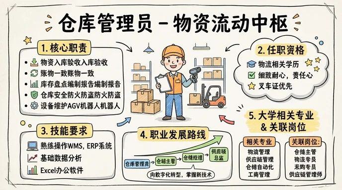 仓库管理员 - 保障企业物资流动的中枢神经