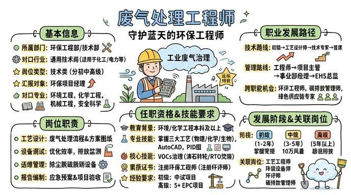 废气处理工程师 - 守护蓝天的环保工程师