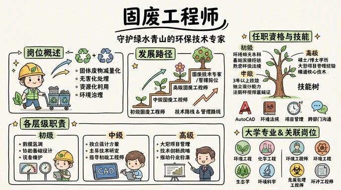 固废工程师 - 守护绿水青山的环保技术专家