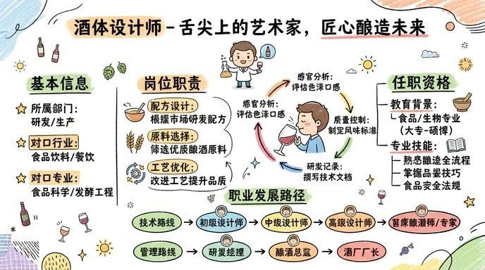 酒体设计师 - 舌尖上的艺术家，匠心酿造未来