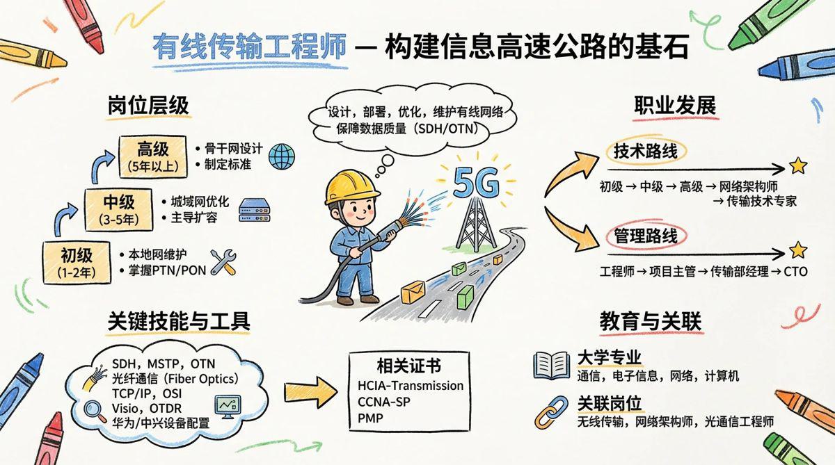 有线传输工程师 - 构建信息高速公路的基石工程师