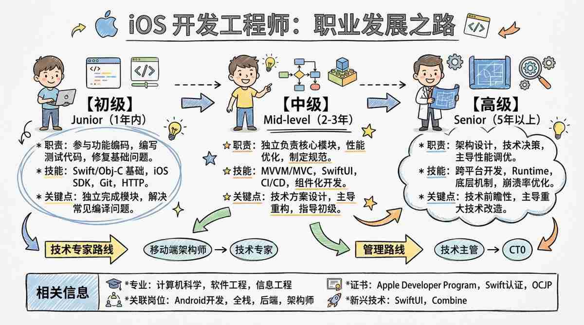 iOS开发工程师 - 移动应用创新者，打造极致用户体验